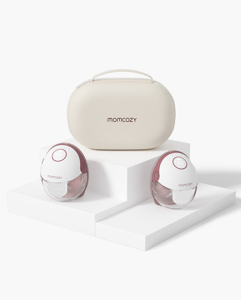 mamicco です₊⁎⁺˳✧༚ Momcozy Wearable Hands-free Breast Pump Mobile Style M6 Red Double