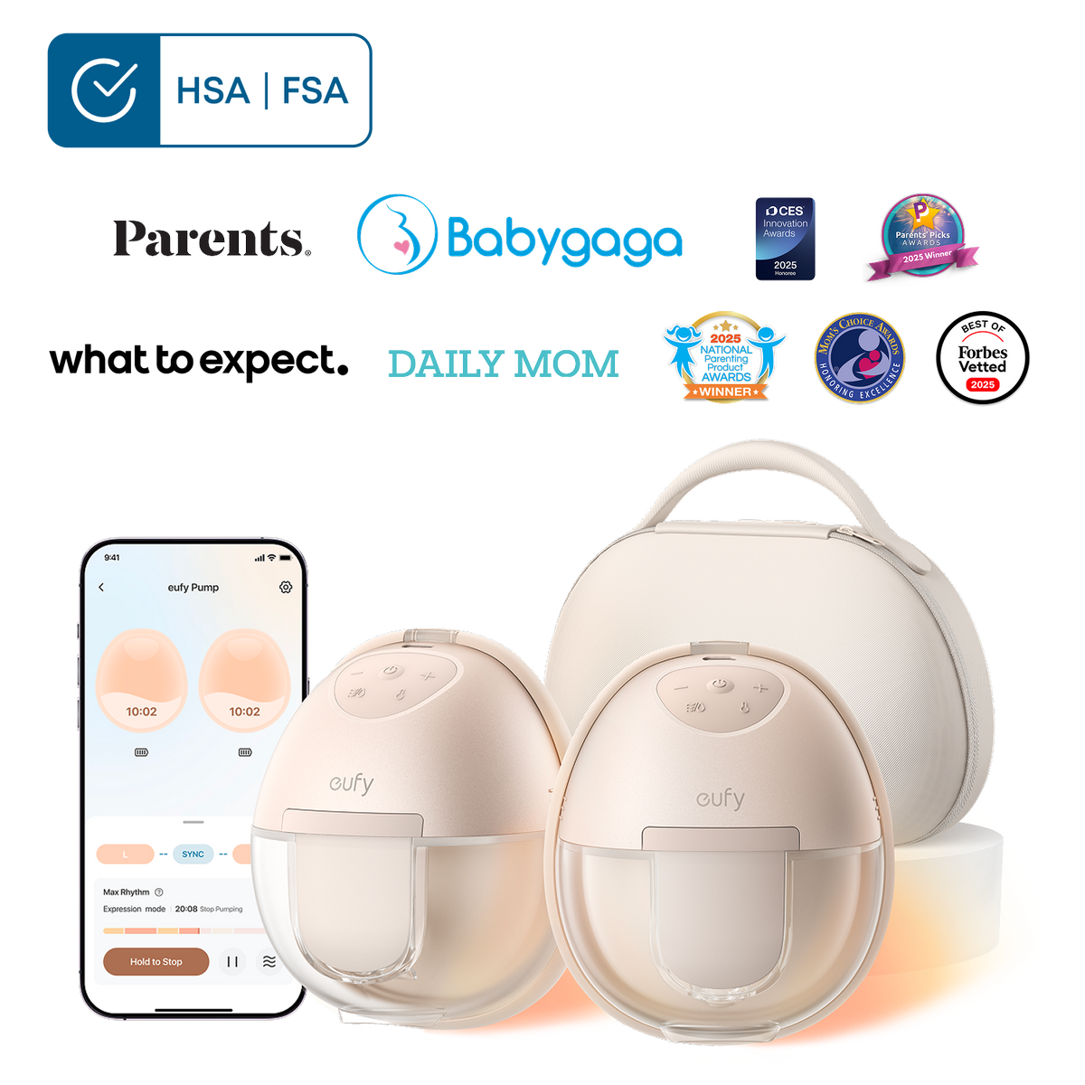 eufy S1 Pro Smart Wearable Breast Pump