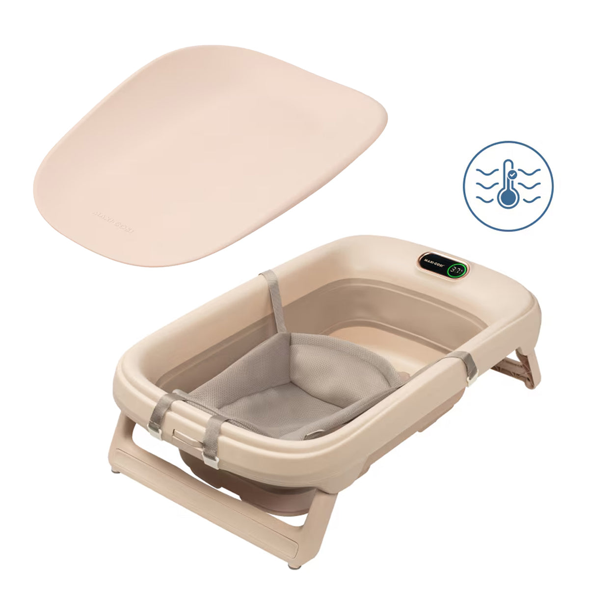 Maxi Cosi Indigo Plus Baby Bath & Mavis Premium Changing Mat