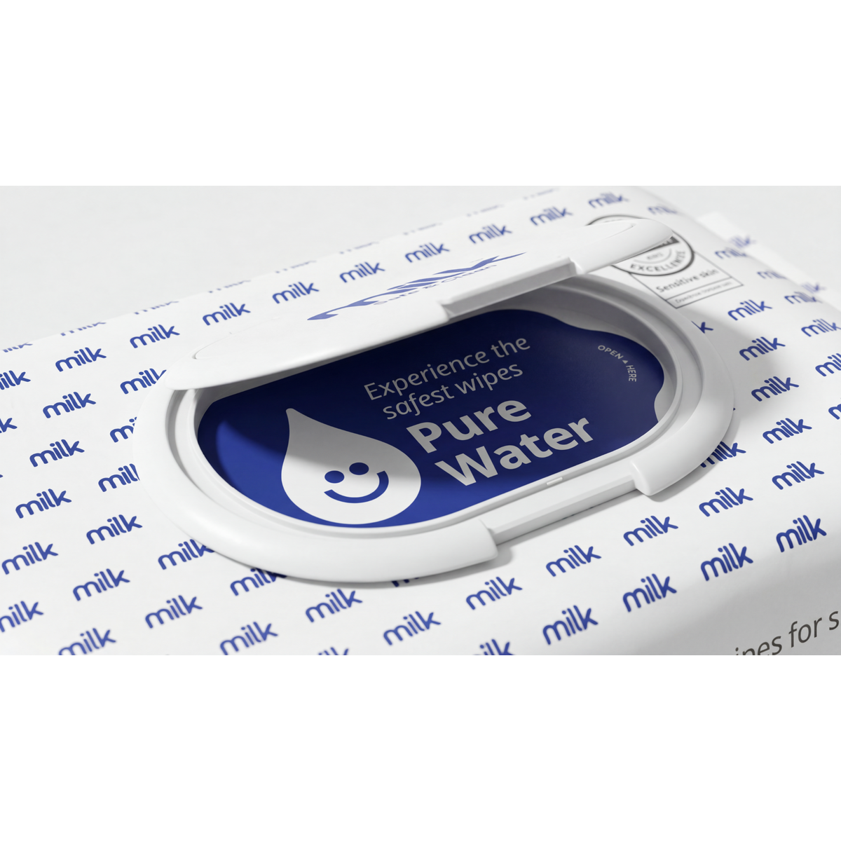 MILK Water Wipes 60 Count Regular Pack