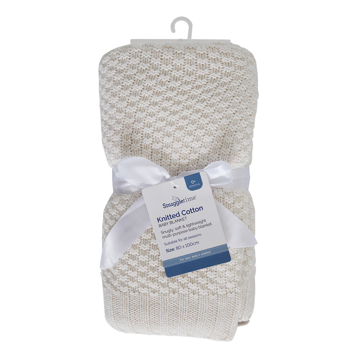 Snuggletime Knitted Cotton Thread Blanket