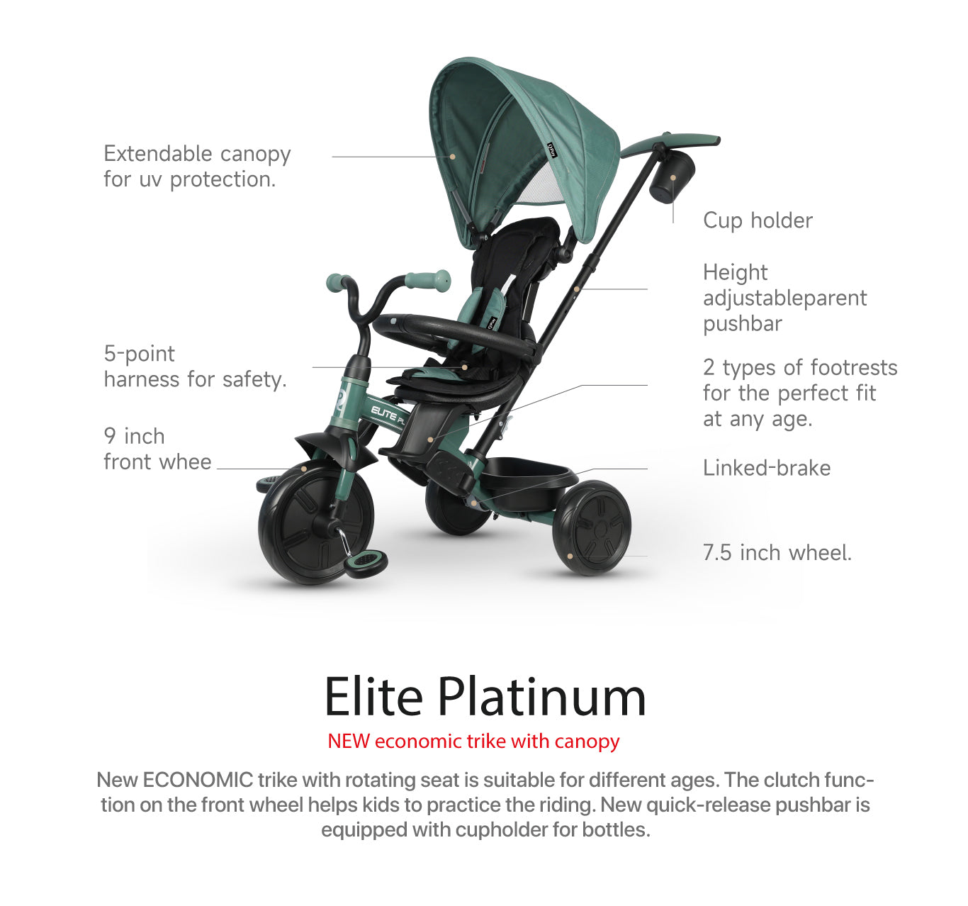 Qplay Elite Platinum GREY