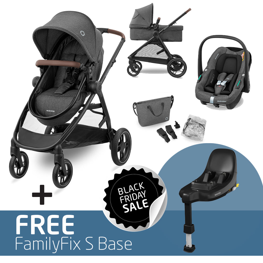 Zelia S Trio Travel System: Zelia S Stroller + CabrioFix S i-Size