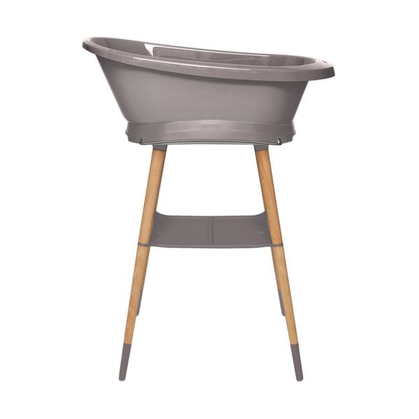 Bebejou Sense Edition Bath + Stand -Chalk Brown(Built in Digital Thermometer)