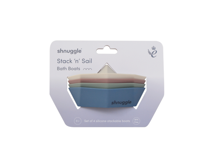 Shnuggle Silicone Stack 'n' Sail Boats