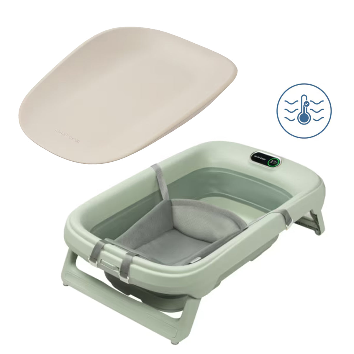 Maxi Cosi Indigo Plus Baby Bath & Mavis Premium Changing Mat