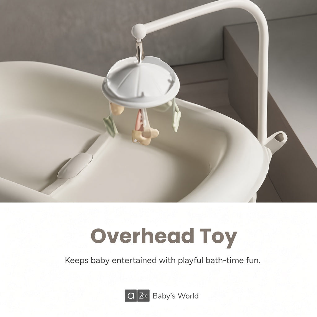 Mola Nursery Baby Bath With Change Table Beige
