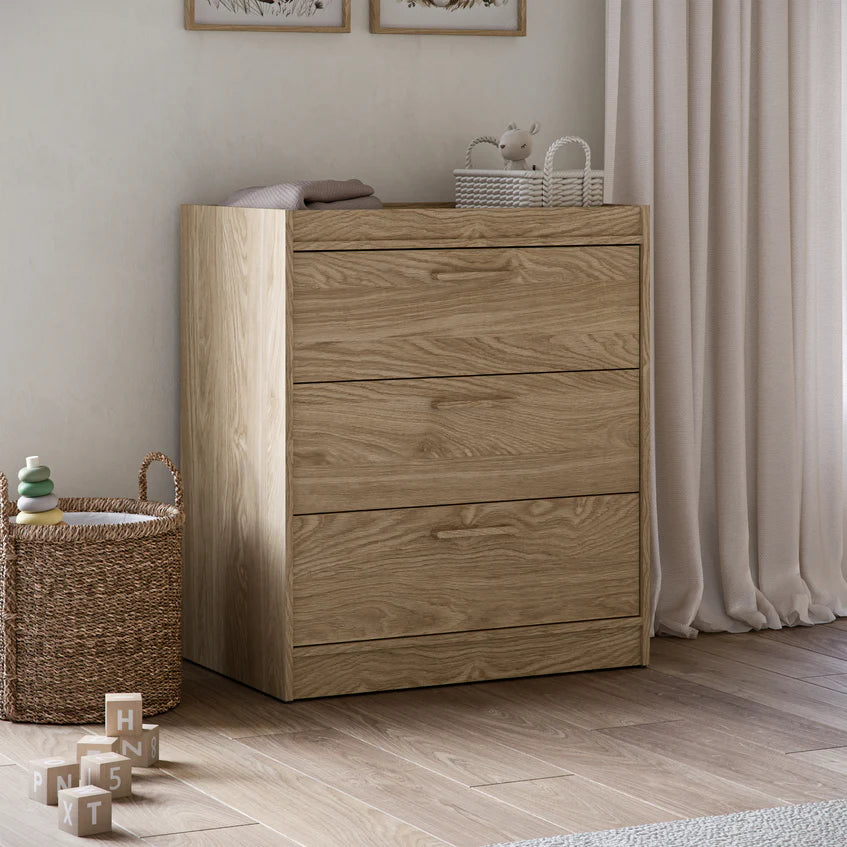 Silver Cross Geneva Oak Dresser