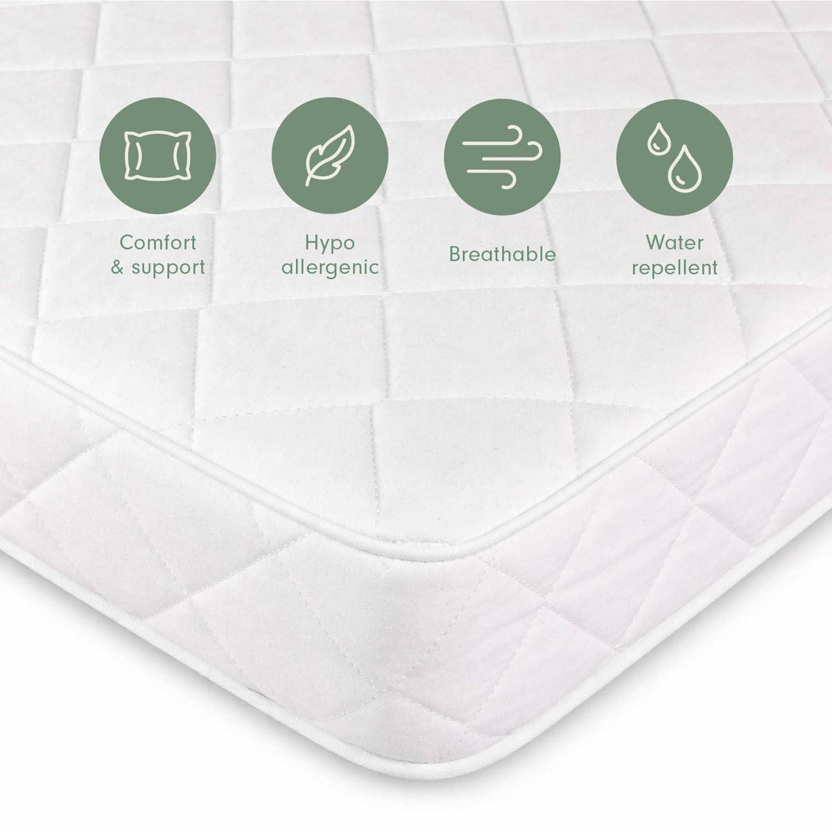 TUTTI BAMBINI NATURAL COIR FIBRE MATTRESS 120X60