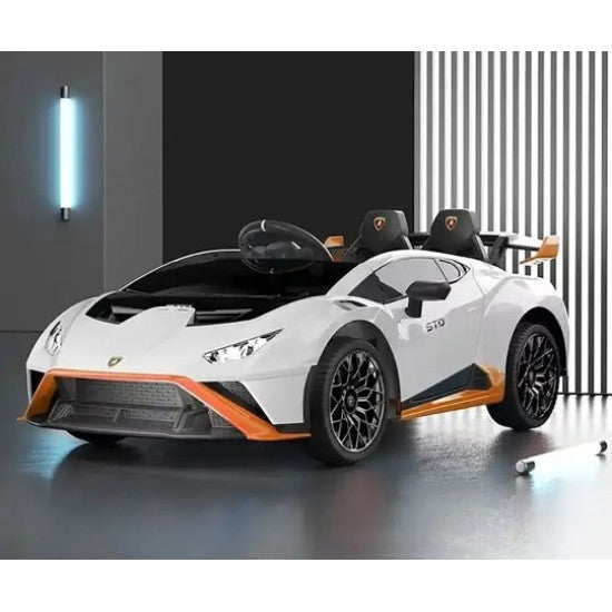 Lamborghini Huracan STO 24v Drift ride on car White