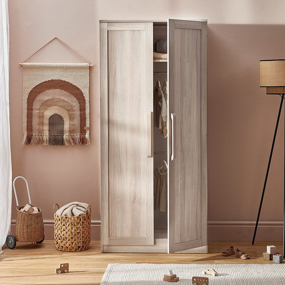 Silver Cross Bromley Wardrobe-Oak