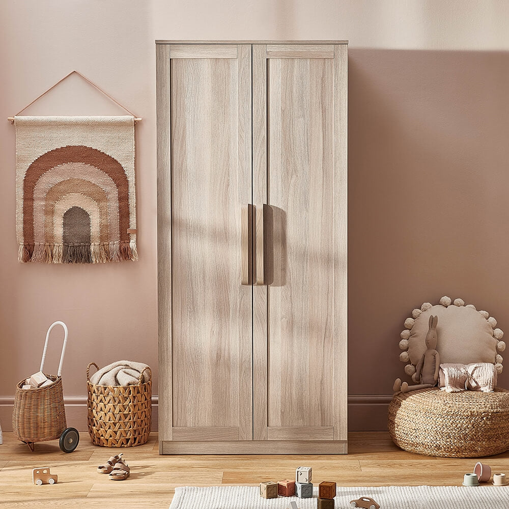 Silver Cross Bromley Wardrobe-Oak