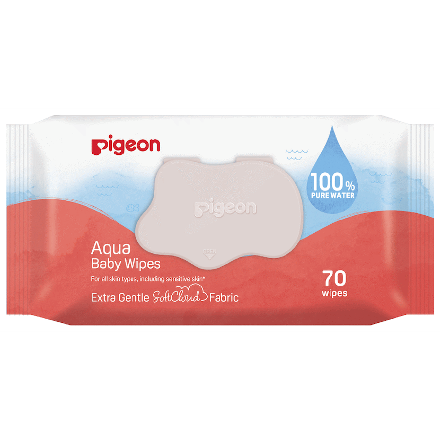 Pigeon Aqua Baby Wipes 70's Laptop