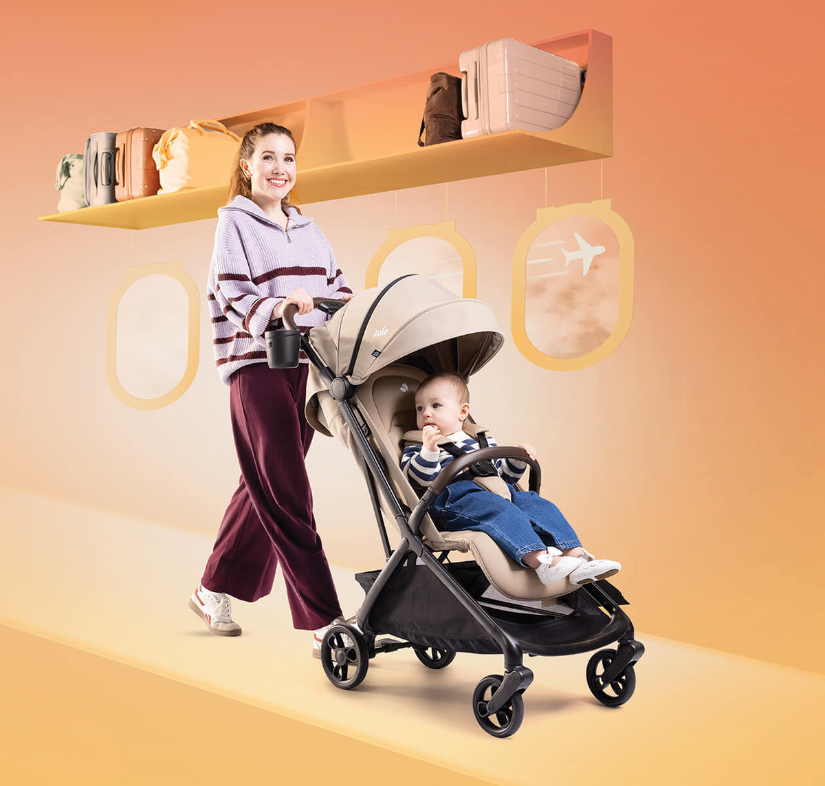 Joie Porto™ Lightweight Cabin Stroller