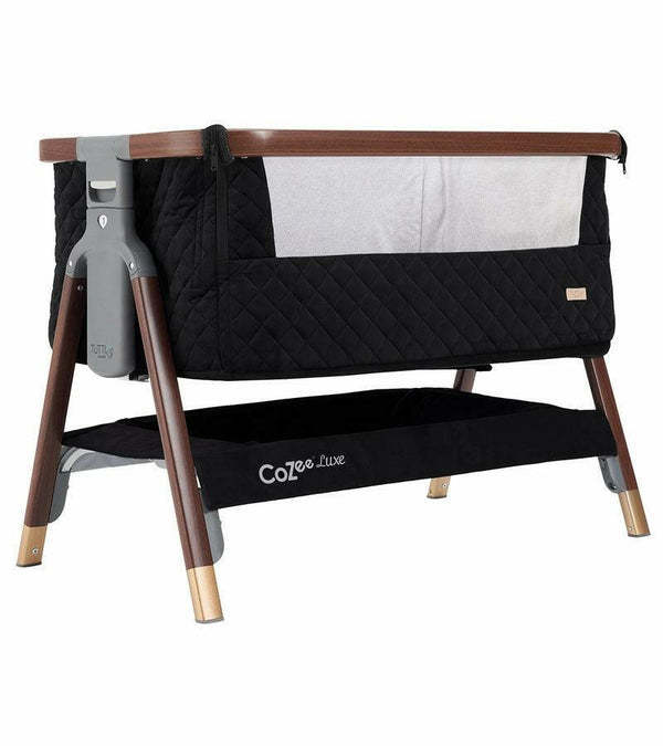 Tutti Bambini CoZee Luxe Bedside Crib - Walnut / Black