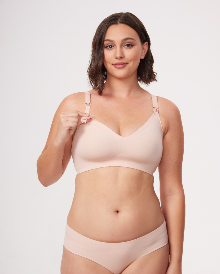 Momcozy Ultra Soft Seamless Nursing Bra