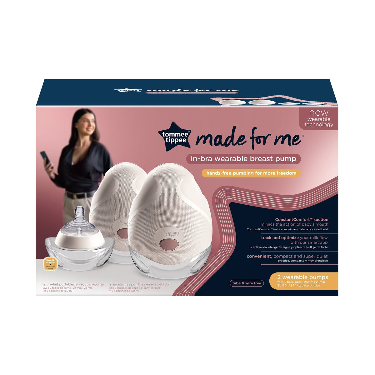 Made for Me Single Wearable Breast Pump - Tommee Tippee Store