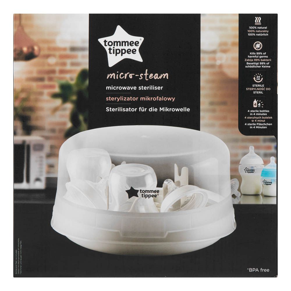 Tommee Tippee Closer To Nature Microwave Steam Steriliser