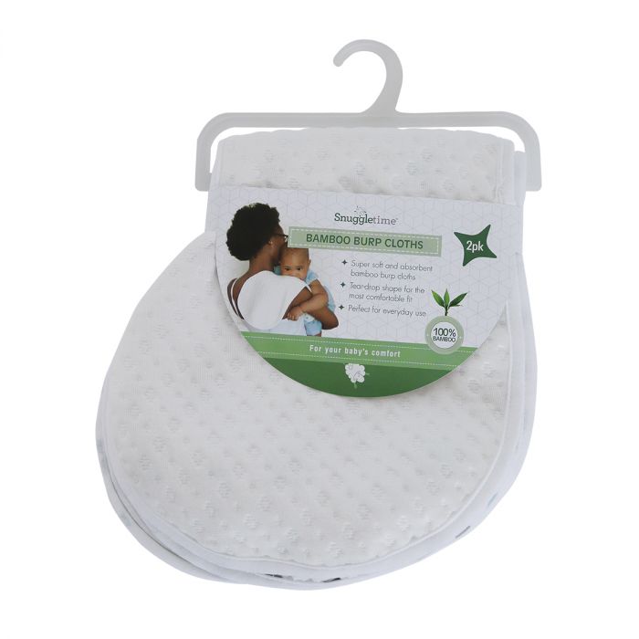 Snuggletime Bamboo Burp Cloths 2 Pack