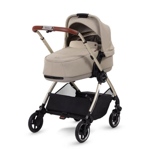 Silver Cross Dune + Compact Folding Carrycot - Stone