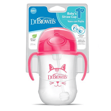 Load image into Gallery viewer, Dr Browns Baby First Straw Cup 270ml