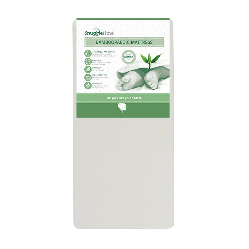 Snuggletime -Bamboopaedic Mattress-70 x 140 + (2 Percale Sheets)