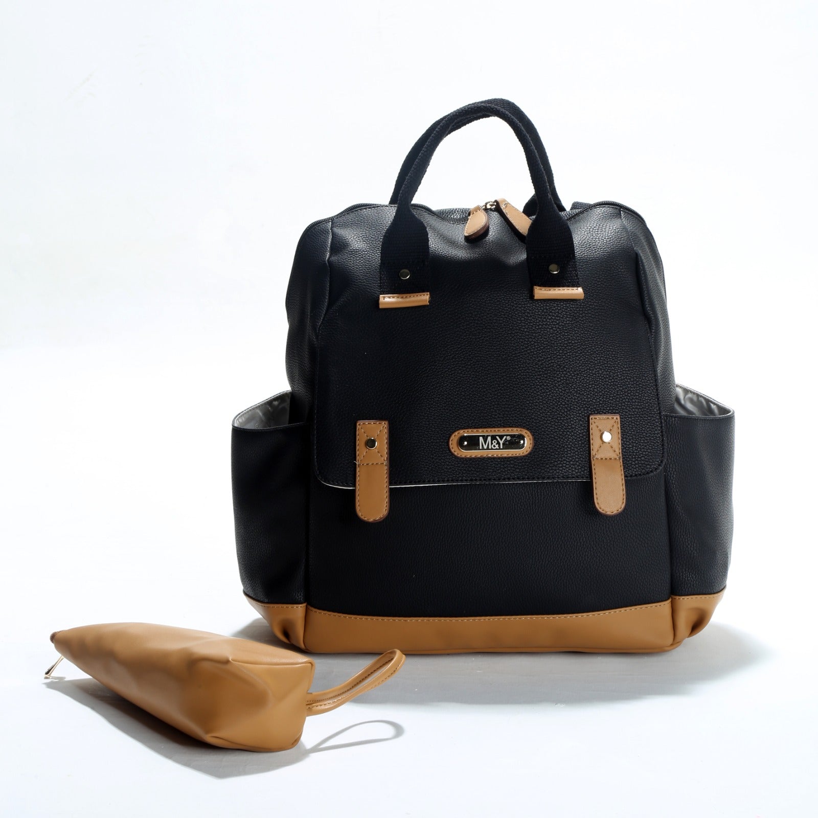 MY Collection Holifera Diaper Bag - Black