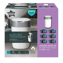 Load image into Gallery viewer, Tommee Tippee Twist and  Click Advanced Nappy Disposal SANGENIC TEC PACK