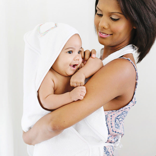 Baby Sense hooded apron bath towel