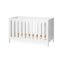Load image into Gallery viewer, Silver Cross Finchley 3-piece Nursery Set with Convertible Cot Bed, Dresser and Wardrobe - White