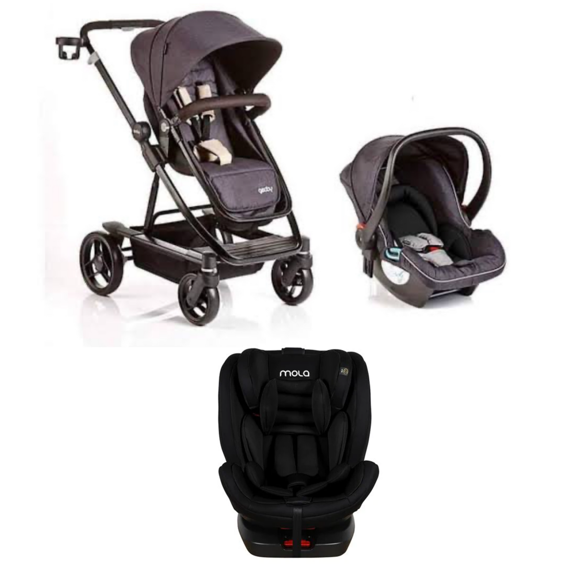 Prince HINOLULU & MAUI CDセット GEOBY HIRO TRAVEL SYSTEM + Mola Evolve 360 ISOFIX Grp 0/1/2/3