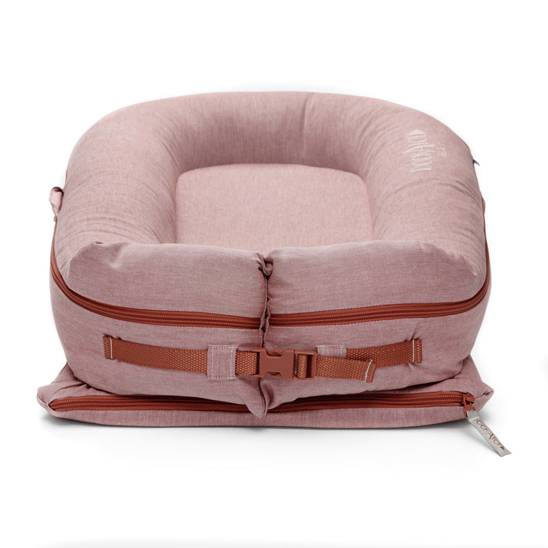 DOCKATOT DELUXE + POD - GINGER CHAMBRAY – A-Zee Babys World