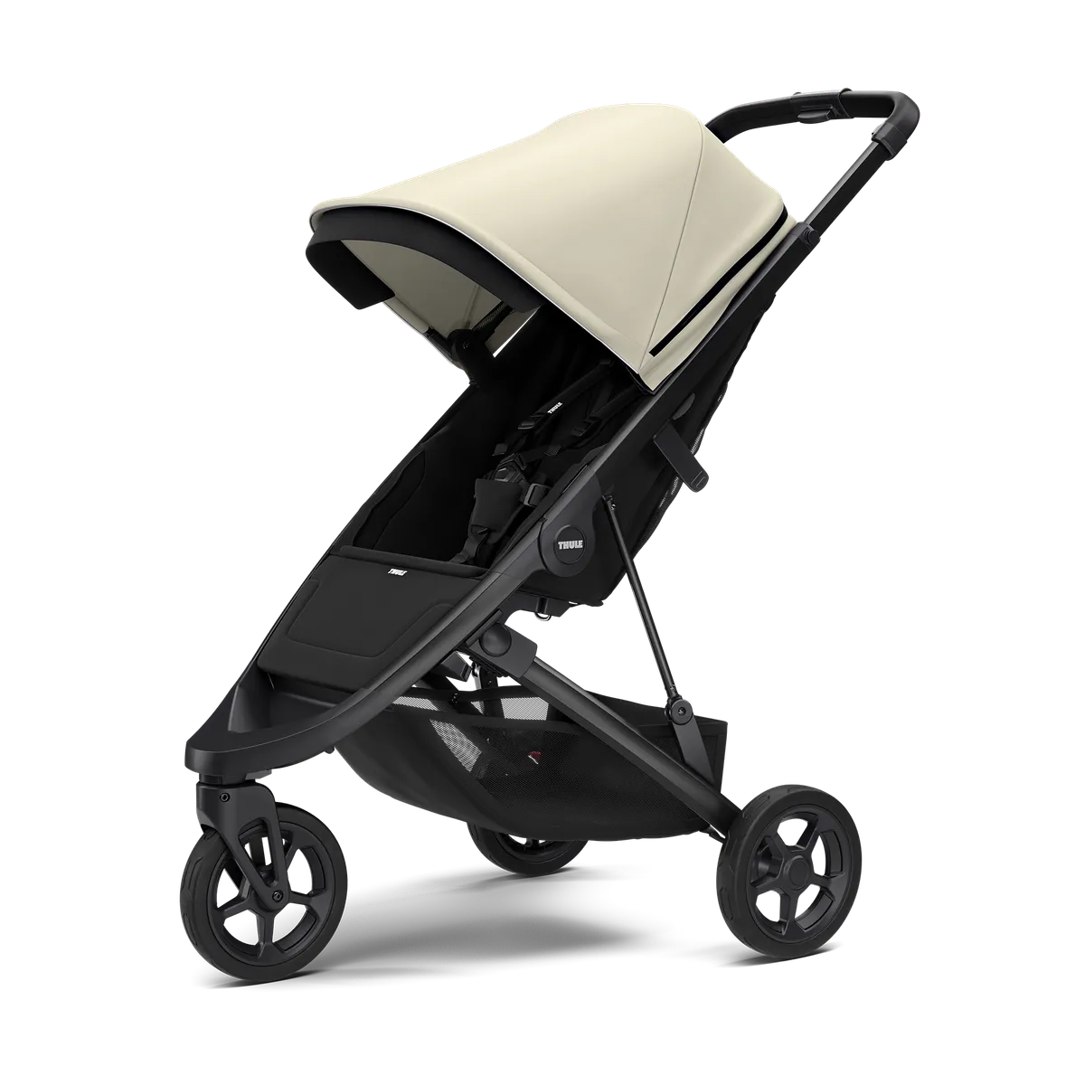Thule Spring Stroller Black Soft Beige