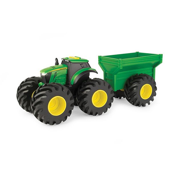 JOHN DEERE MONSTER TREADS TRACTOR & WAGON