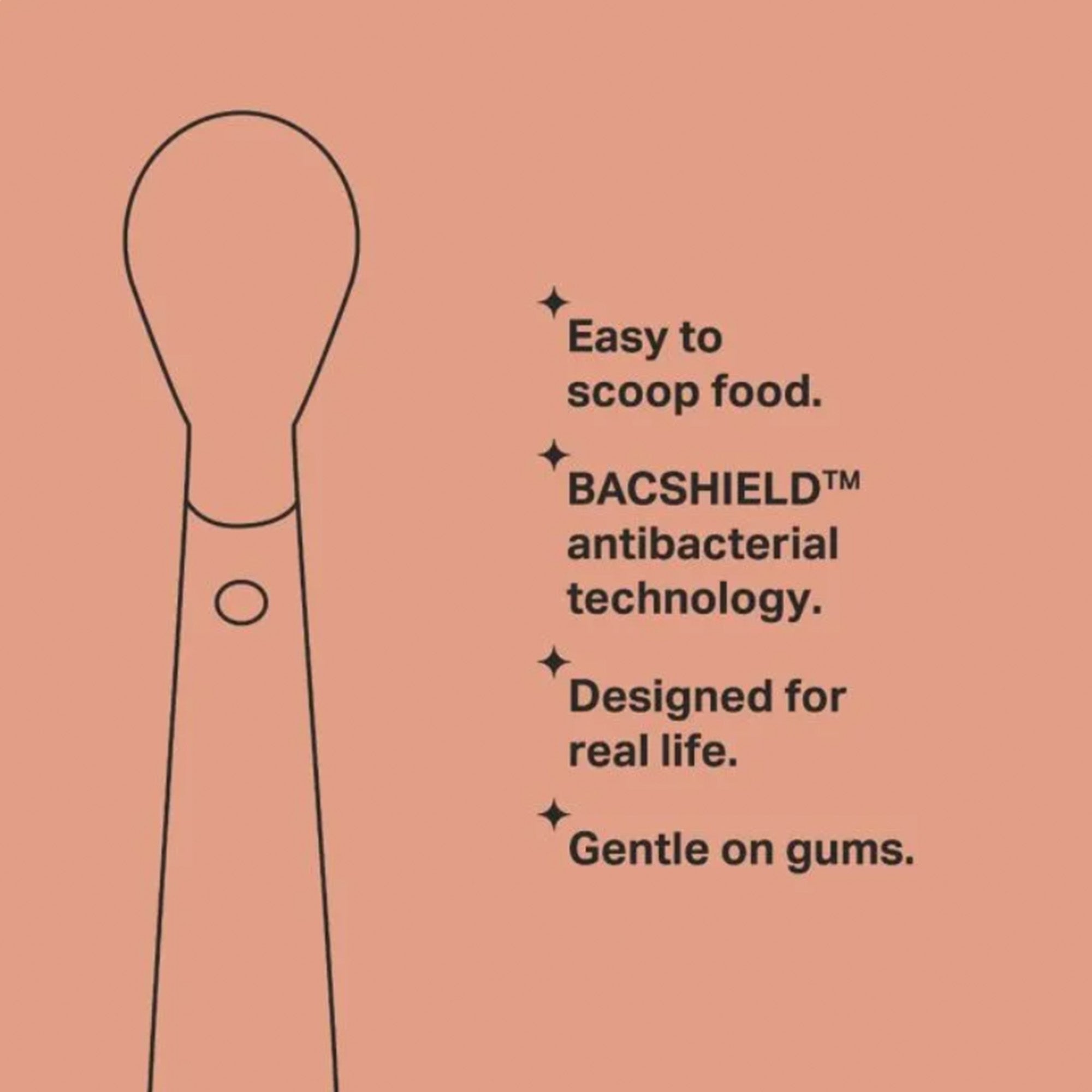 Tommee Tippee easigrip Self-feeding Weaning Spoons