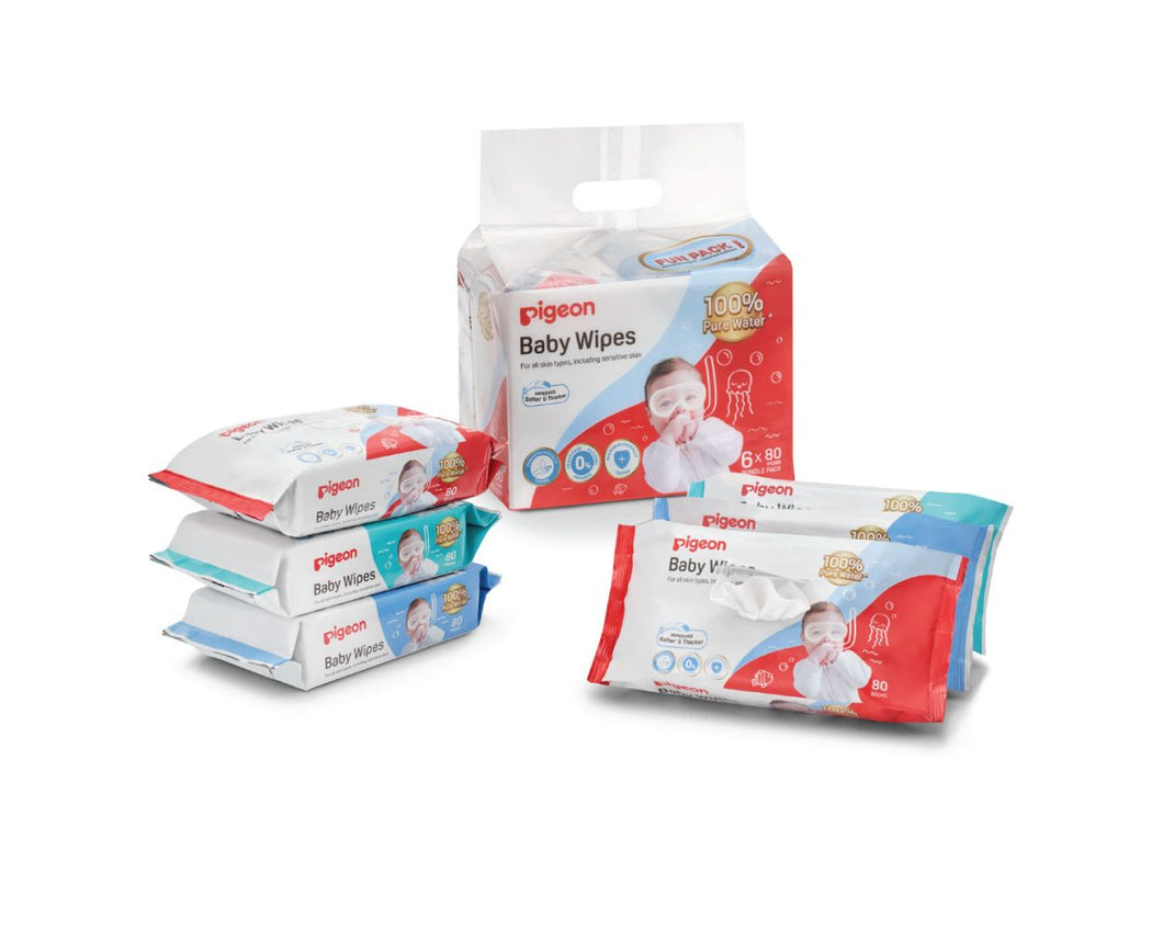 PIGEON BABY WIPES 6IN1