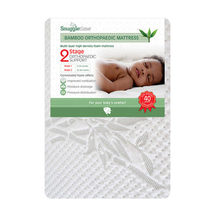 Snuggletime Bamboo 2 Stage Orthopaedic Support Mattress - Large Cot