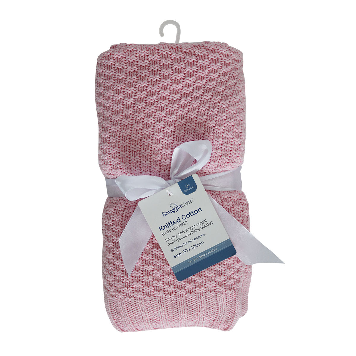 Snuggletime Knitted Cotton Thread Blanket