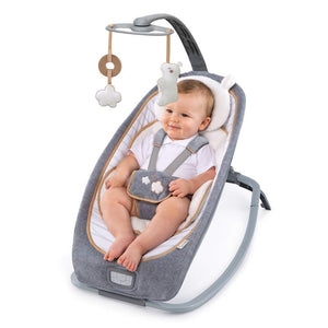 Ingenuity-Boutique Collection Baby Rocker & Stationary Seat with Vibrations 0-30 Mths