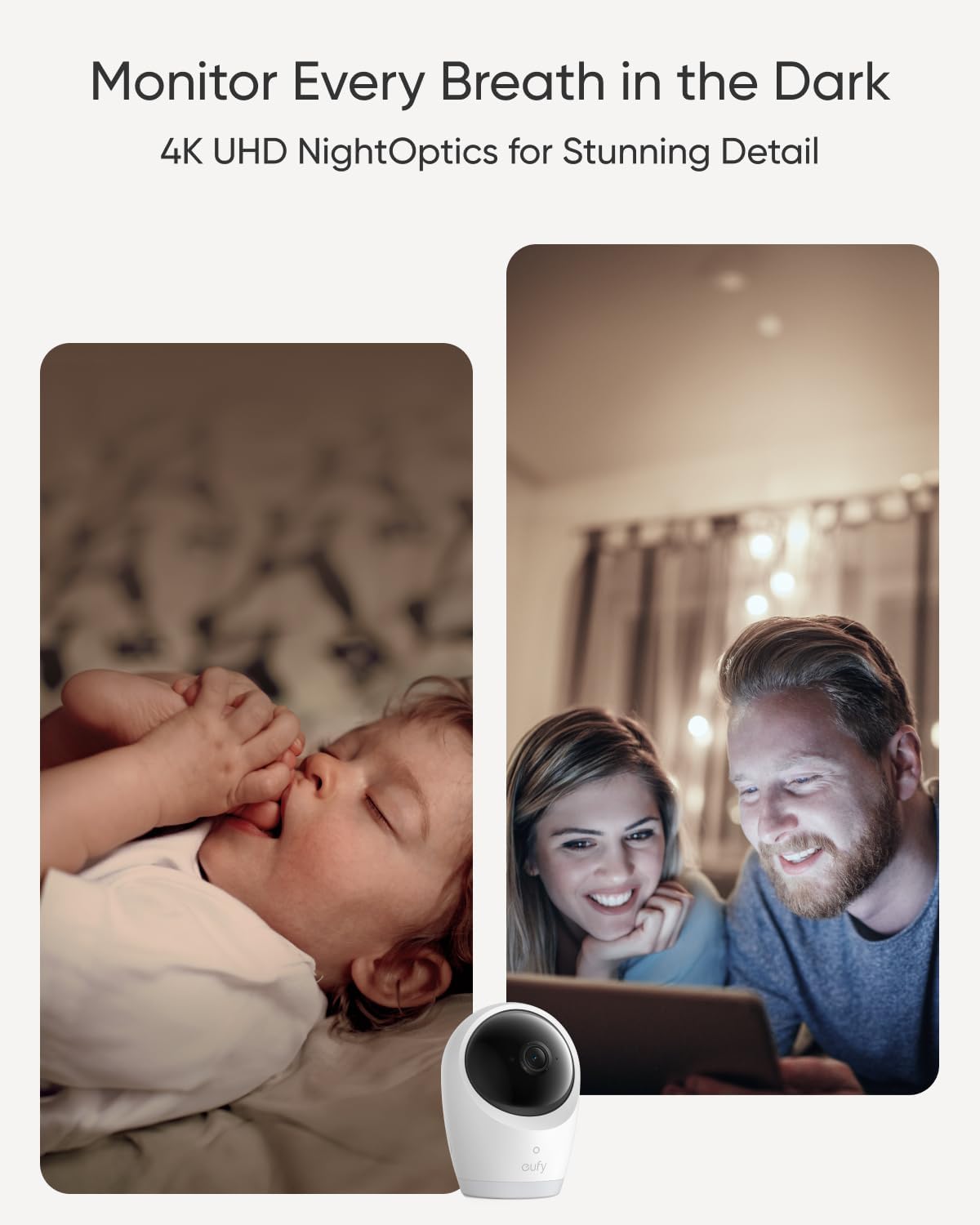 eufy E21 Wireless 4K Portable Smart Baby Monitor