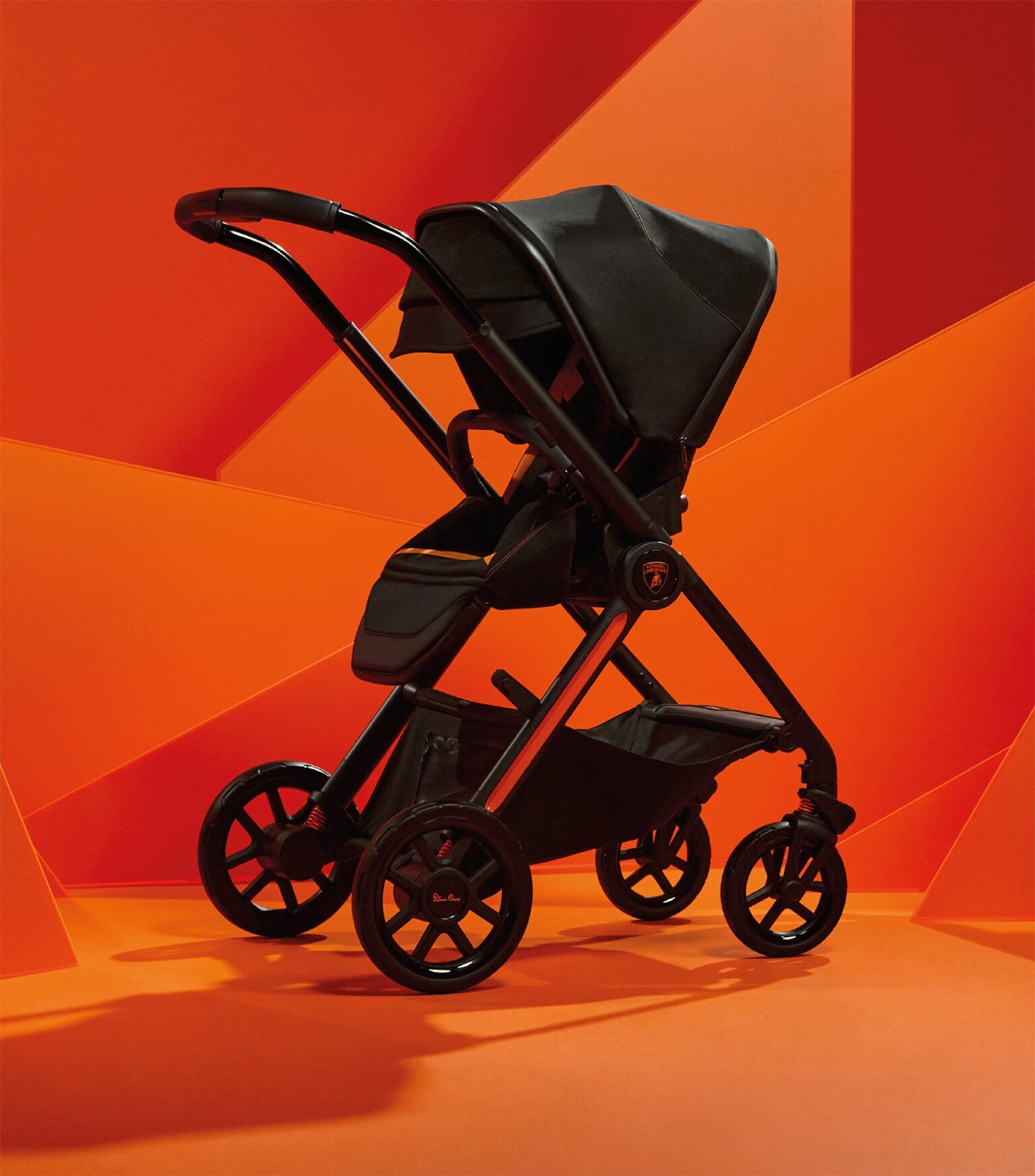 Silver Cross x Automobili Lamborghini Reef AL Arancio Stroller Bundle