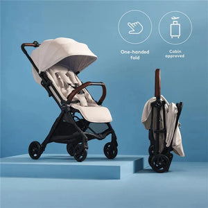 Silver Cross Jet 5 (Newborn Cabin Approved Stroller)- Almond