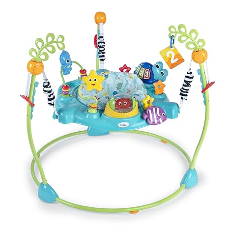 Baby Einstein Ocean Explorers Curiosity Cove 2-in-1 Educational Activity Jumper and Floor Toy