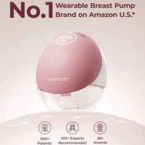 Momcozy Wearable Hands Free Mobile Breast Pump M9 Red Double