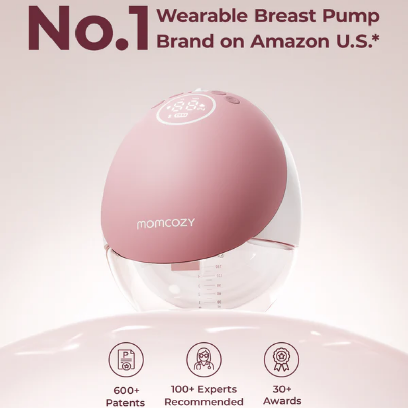 Momcozy Wearable Hands Free Mobile Breast Pump M9 Red Double