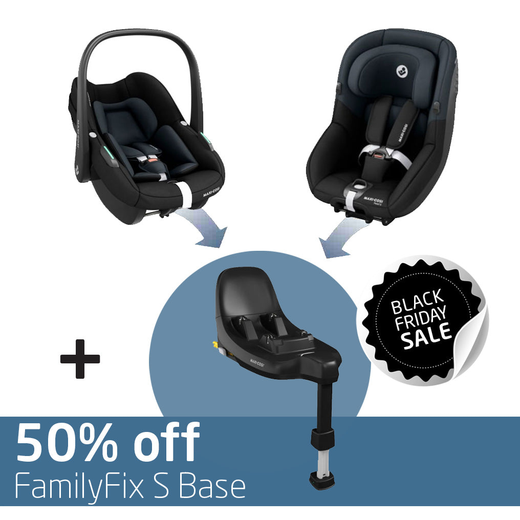 S-Family featuring Pebble S + Pearl S + 50% OFF FamilyFix S Base