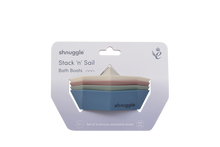 Load image into Gallery viewer, Shnuggle Silicone Stack &#39;n&#39; Sail Boats