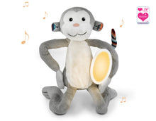 Load image into Gallery viewer, ZAZU Max the monkey NIGHTLIGHT with soothing melodies