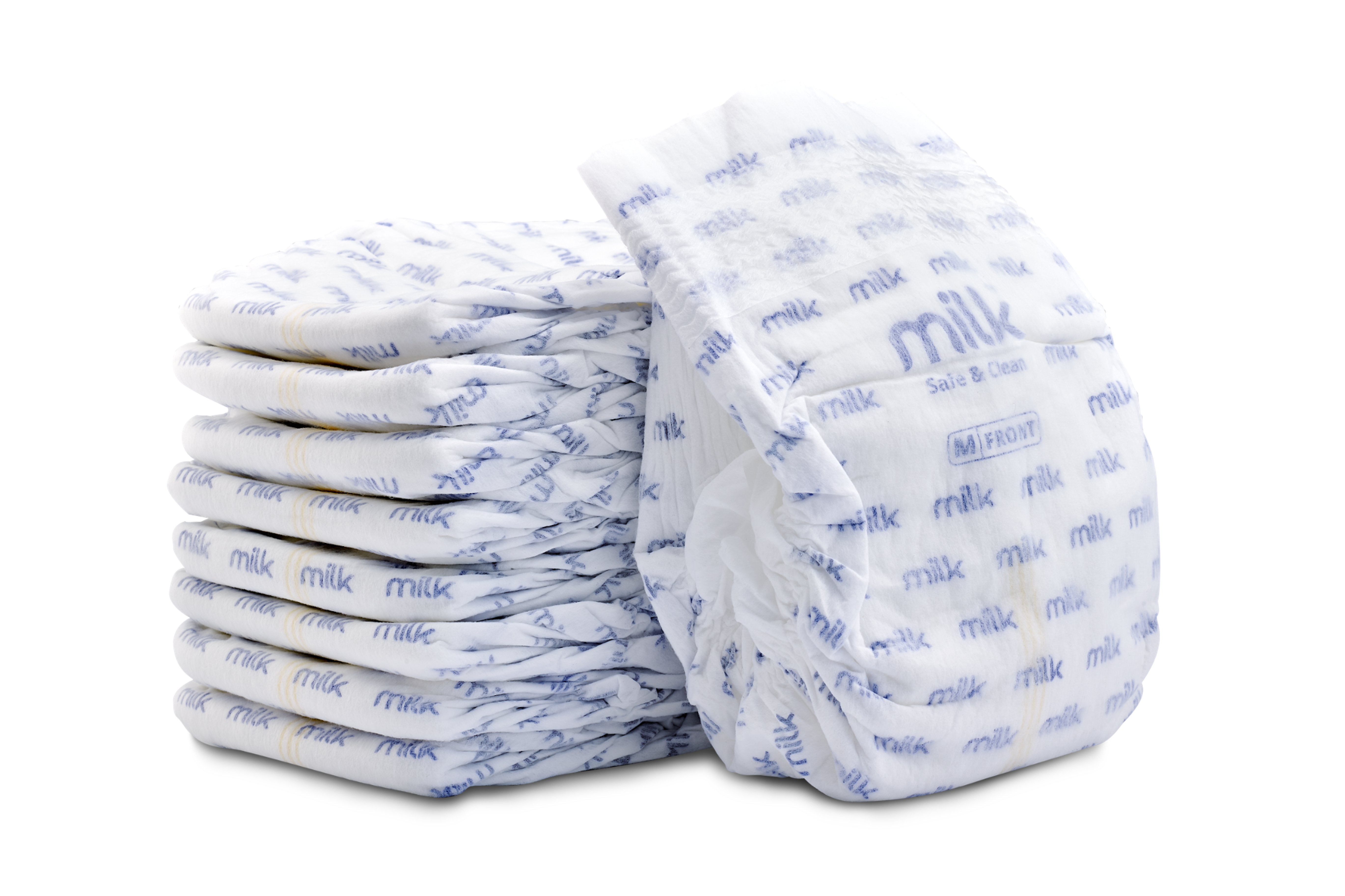 Milk Baby Diapers,Flexi Tape, Size M- 42 Pcs, 6-11 kg