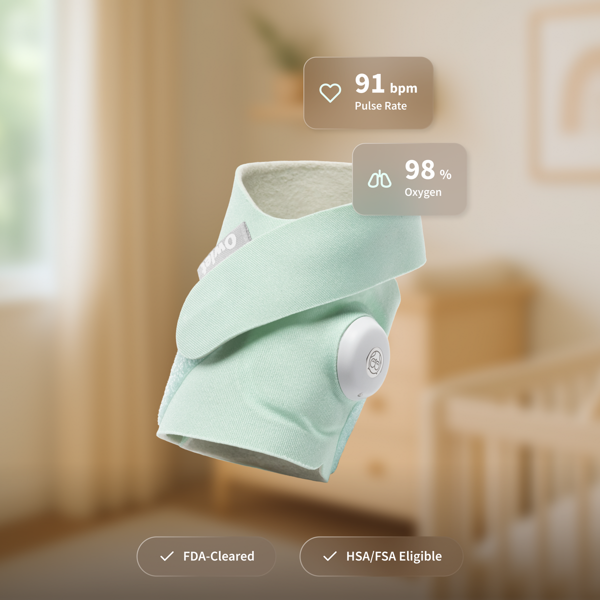 Owlet Dream Sock with Dream Sight Camera Duo